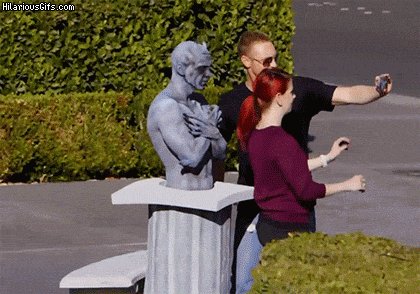 photo statue GIF