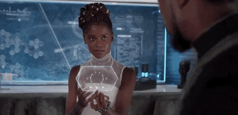 experimenting black panther GIF