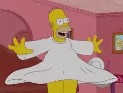 Homer Simpson Twister GIF