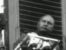 Mussolini Not Impressed GIF