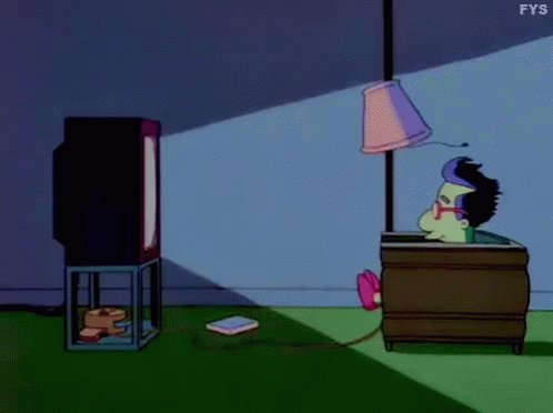 Milhouse Just Chillin GIF