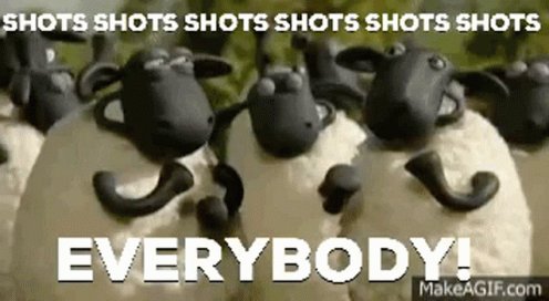 Shots Shots Sheep GIF