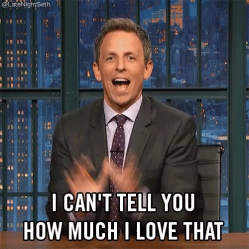 Seth Meyers ICant Tell You GIF