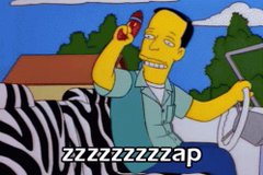 Simpsons Zzzzzzzap GIF