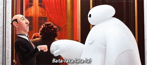 Bata-Lata-Lata-La - Baymax In Big Hero 6 GIF