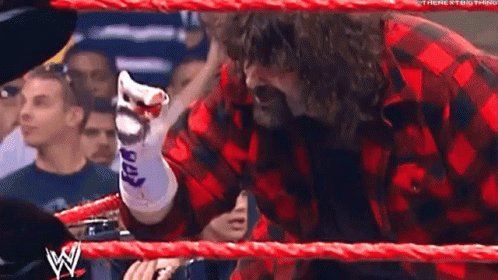 Mick Foley Mr Socko GIF