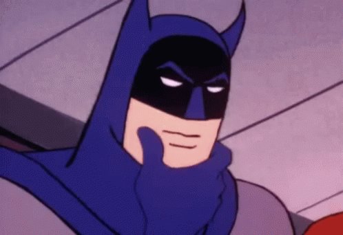 Thinking Batman GIF