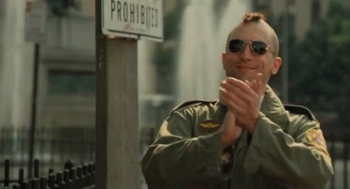 Clap Travis Bickle GIF