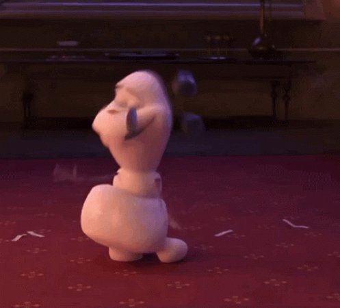 Olaf Olaf Imitates Elsa GIF