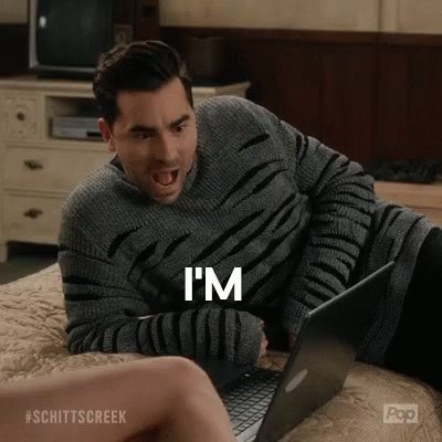 Schitts Creek Obsessed GIF