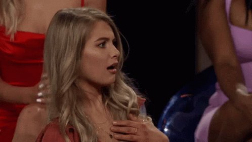 The Bachelor Shocked GIF