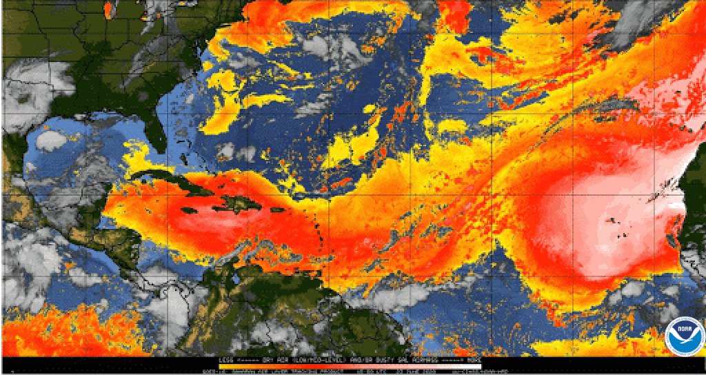 Sahara Dust Map 2019 2020'S Latest Biblical Plague: A Terrifying Saharan Dust Storm Is Heading  For The United States – Mother Jones