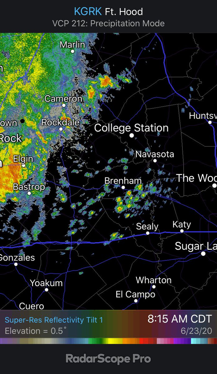 930am Radar Update Line of showers and thunderstorms moving towards