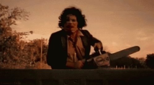 Leatherface Texas Chainsaw GIF