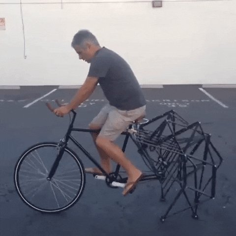 bike crawling GIF by Electr...