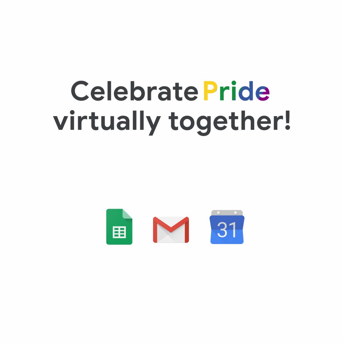 Here are three small ways you can show some #Pride2020 in your #GoogleSheets, #Gmail, and #GoogleCalendar ↓ https://t.co/z6uDTMZTjJ
