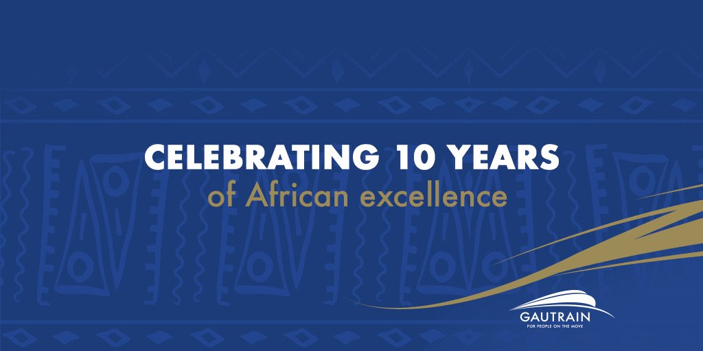 Turning 10 is music to our ears! 🎧
Replace one word in a band’s name with Gautrain and let’s see what you come up with… 💭
Up for grabs: a R500 Takealot voucher, a R1 000 Gautrain card and bragging rights!
Ts & Cs: https://t.co/xMconVB2u8
#10YearsofGautrain #FriYay https://t.co/UL5Rwoq6B2