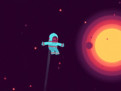 space floating GIF by Tomas...