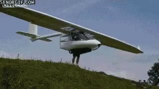 Plane Glide GIF