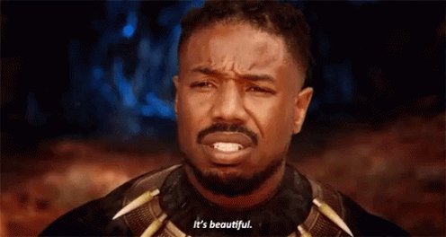 Erik Killmonger Its Beautiful GIF