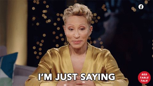 Im Just Saying Sharing GIF