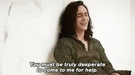 Tom Hiddleston Loki GIF