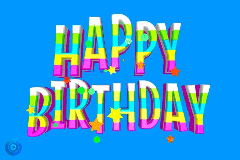  Happy Birthday! Hope you have a wonderful one 