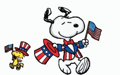 Snoopy 4th Of July GIF