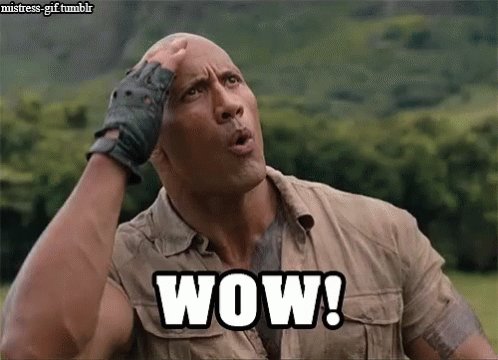 Wow Dwayne Johnson GIF