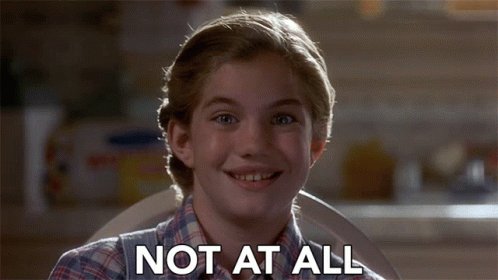 No Problem Not At All GIF