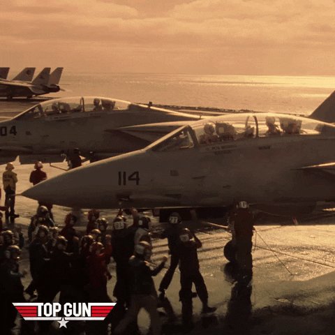 Happy Top Gun GIF by Cinewo...