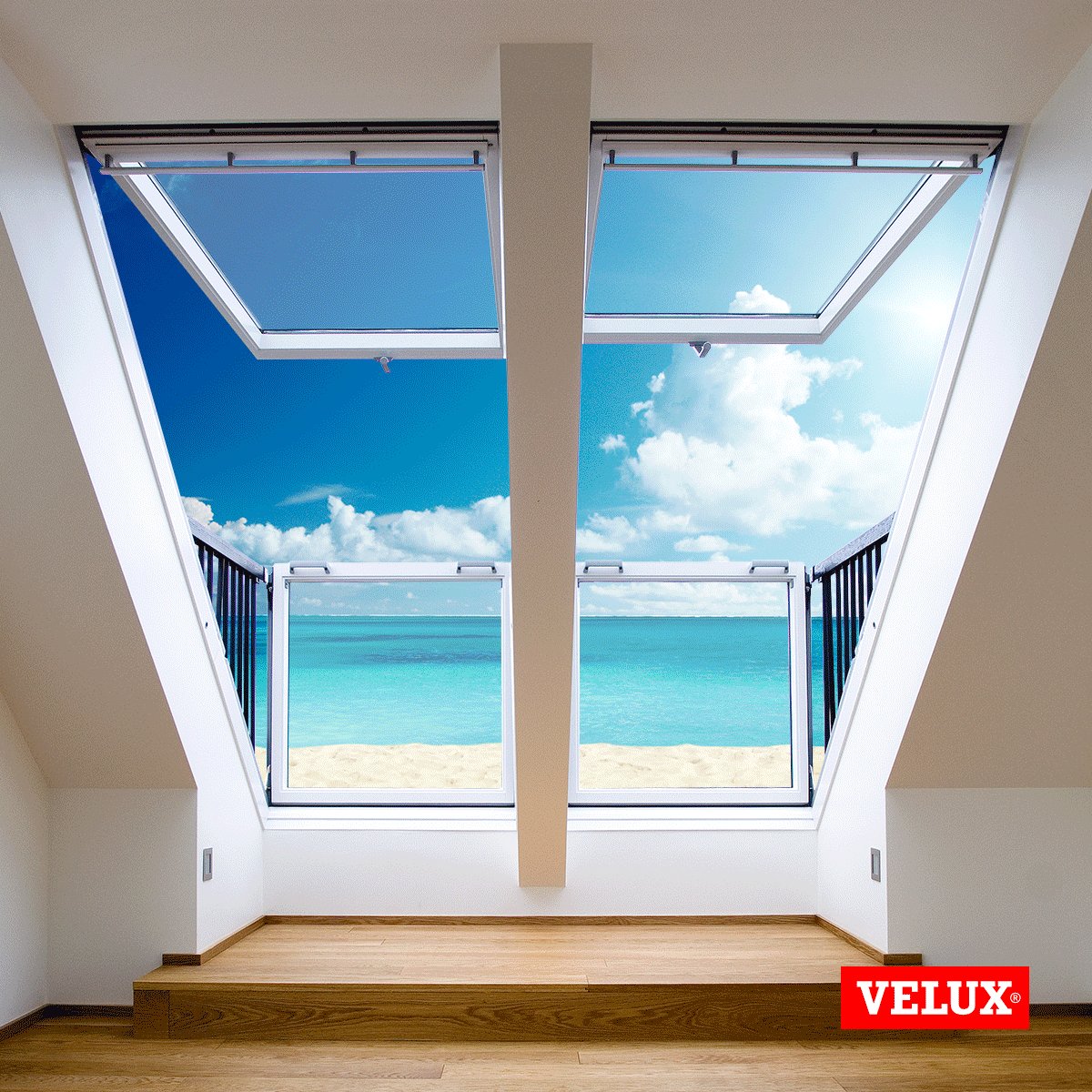 #Breathtaking views from the #VELUX CABRIO Balcony Roof #window can brighten any day! https://t.co/oVVTfz8UZA