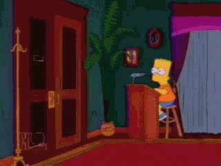 Simpsons Walkinandout GIF