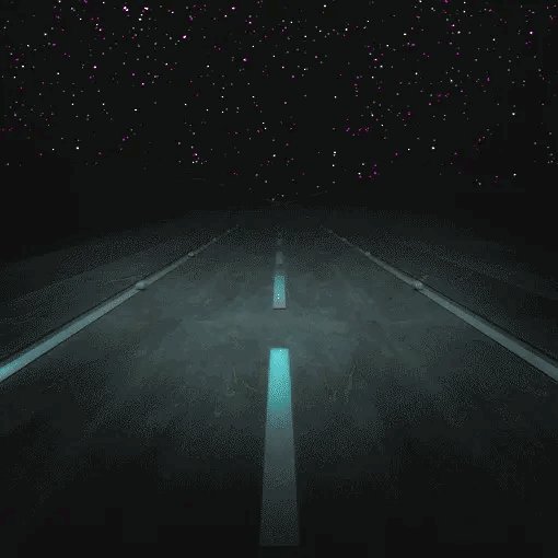 neverending night driving GIF