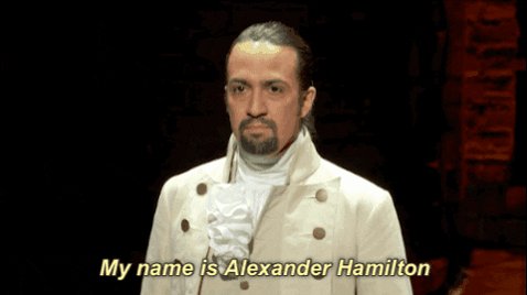 lin manuel miranda hamilton...