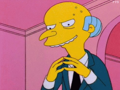 The Simpsons Mr Burns GIF