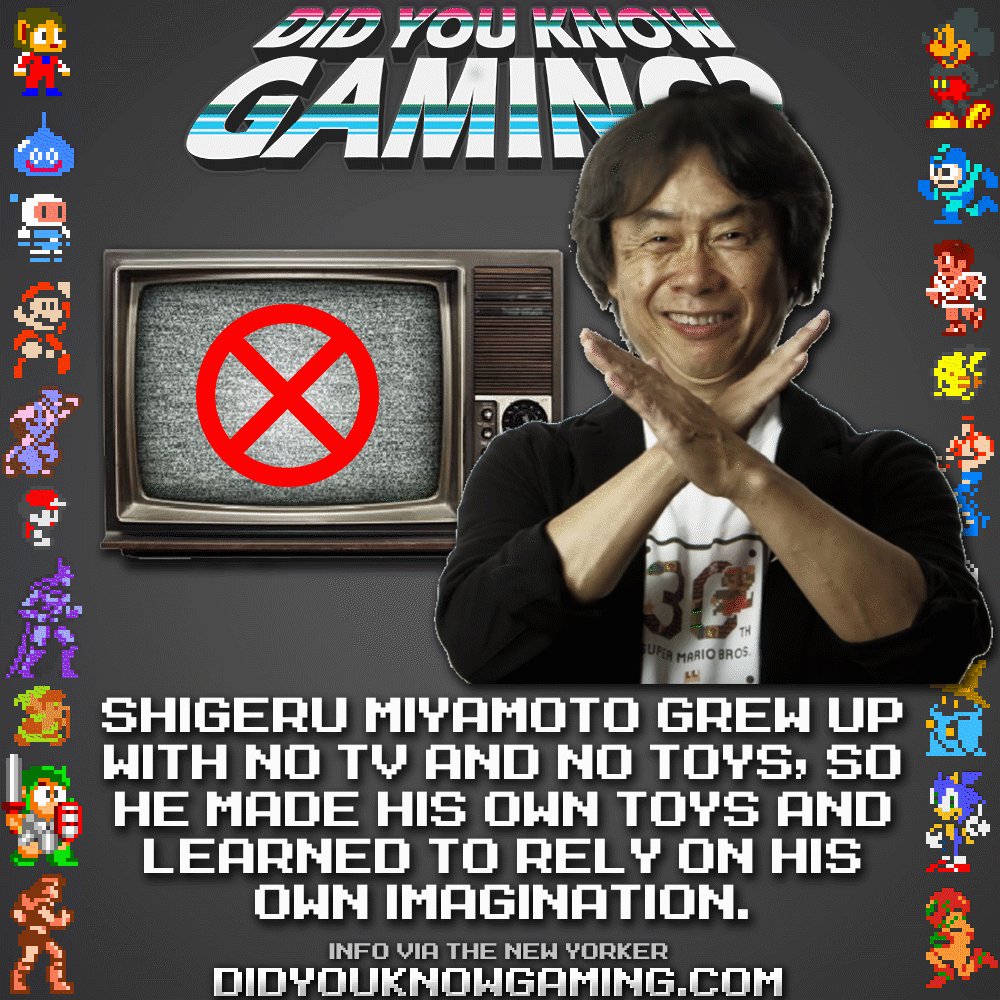 Did You Know Gaming? — Did you know Shigeru Miyamoto took baths at work