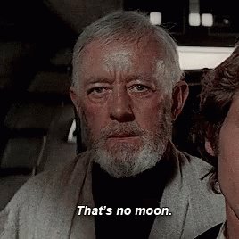 Thats No Moon Obi Wan Kenobi GIF