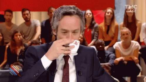 Yann Barthes Drinking GIF