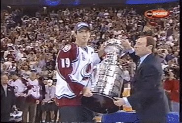 Happy Birthday, Joe Sakic. Still one of my favorite hockey moments. All class. 