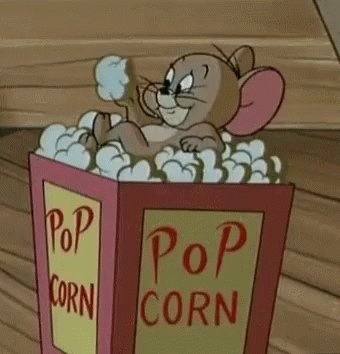 Eating Popcorn Movie Time GIF