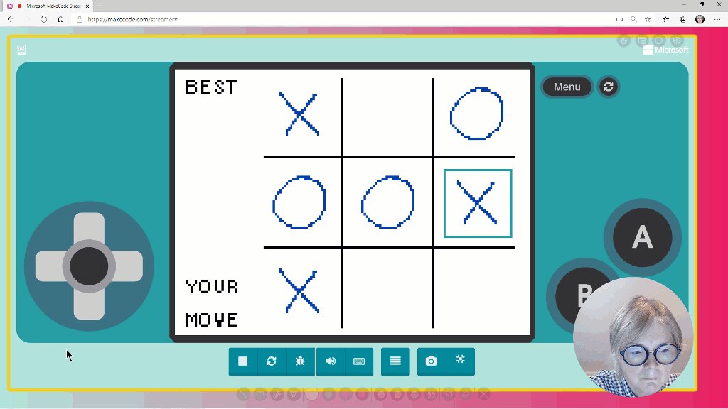 Apple-Eating Snake in MakeCode Arcade