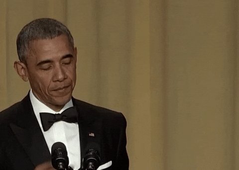 Barack Obama Mic Drop GIF