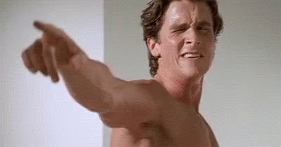 Patrickbateman Pointing At GIF