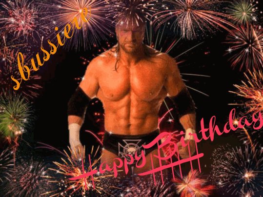 Happy Birthday Triple H 