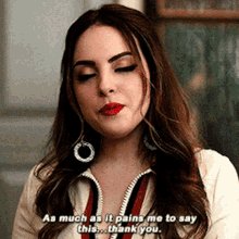Happy birthday to Elizabeth Gillies, our fellow Scorpio moon 