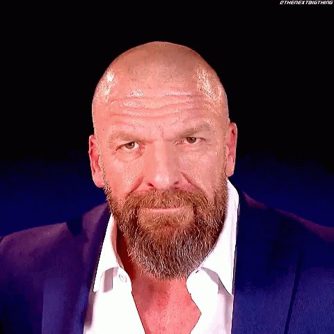 Bow down to the king. The man that will one day lead WWE into a great product. Happy birthday Triple H  