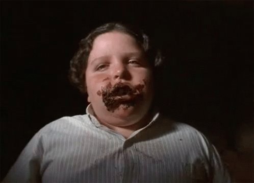 Fat Kid Eating GIF