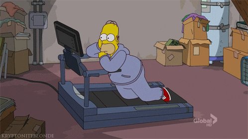 lazy homer simpson GIF