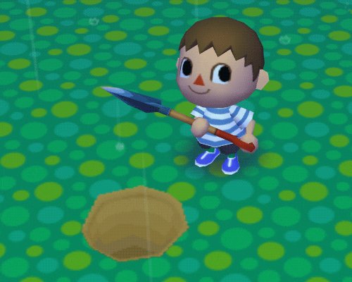 animal crossing hole GIF